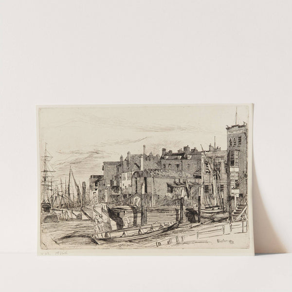 Thames Police (1859) by James Abbott McNeill Whistler