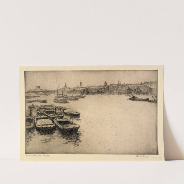 Thames Shipping, London by Bertha Jaques