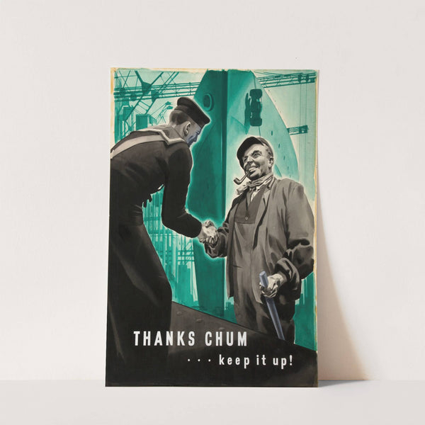 Thanks, Chum... keep it up! by Anonymous