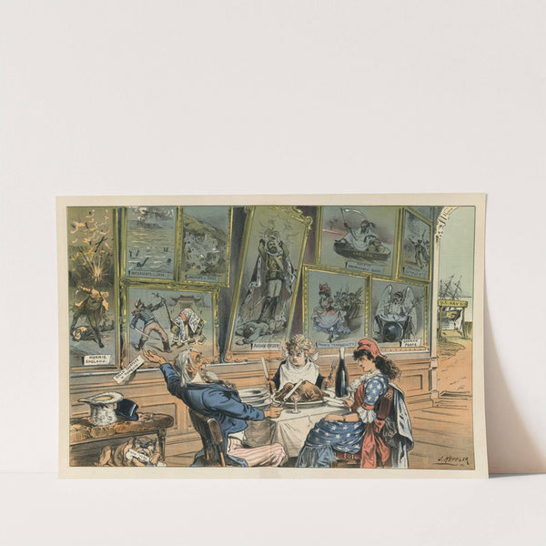 Thanksgiving by Joseph Ferdinand Keppler