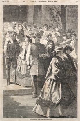 Thanksgiving Day – The Church Porch (1865)