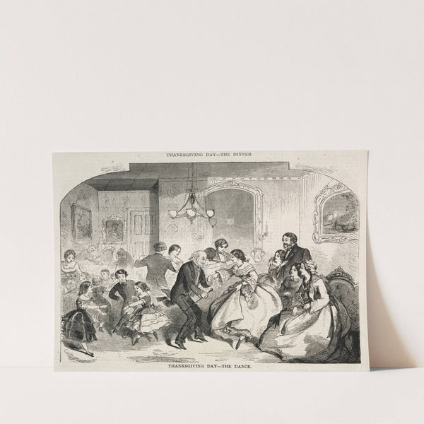 Thanksgiving Day – The Dance (1858) by Winslow Homer