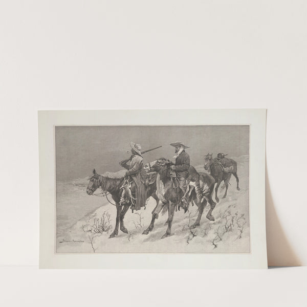 Thanksgiving dinner for the ranch (1888) by Frederic Remington