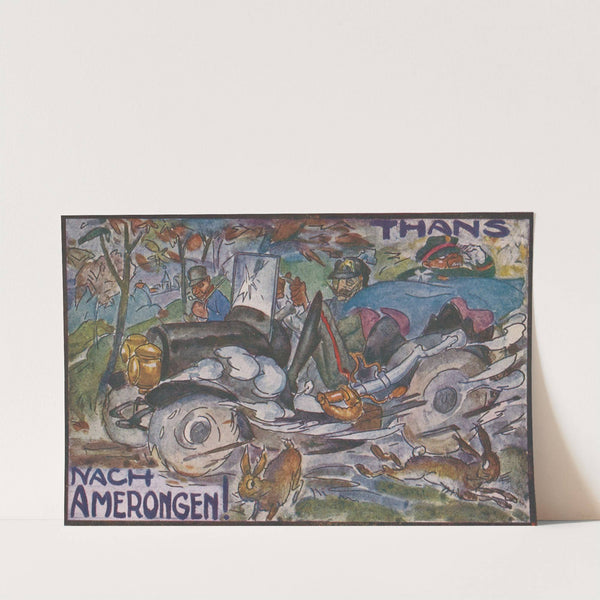 Thans, Nach Amerongen! (1919) by Leo Gestel