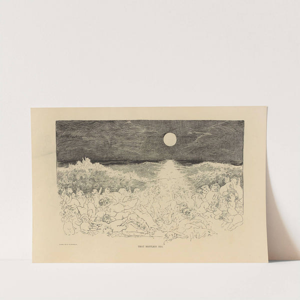 That restless sea (1893-1900) by Charles Dana Gibson