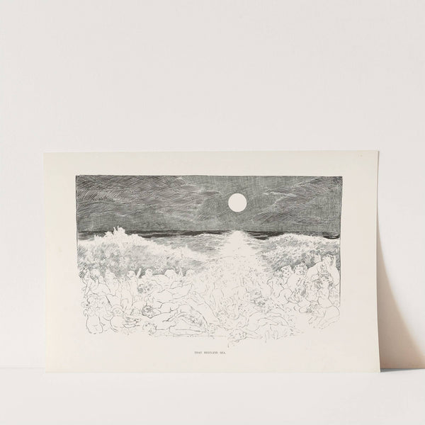 That restless sea (1896) by Charles Dana Gibson