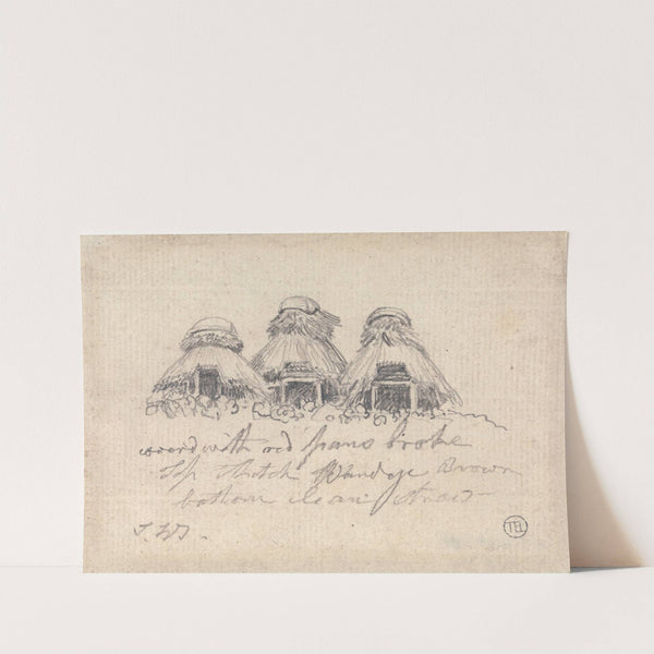 Thatched Huts by James Ward