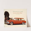 The 1955 Studebaker Commander V-8 Regal Conestoga station wagon for six passengers by Anonymous