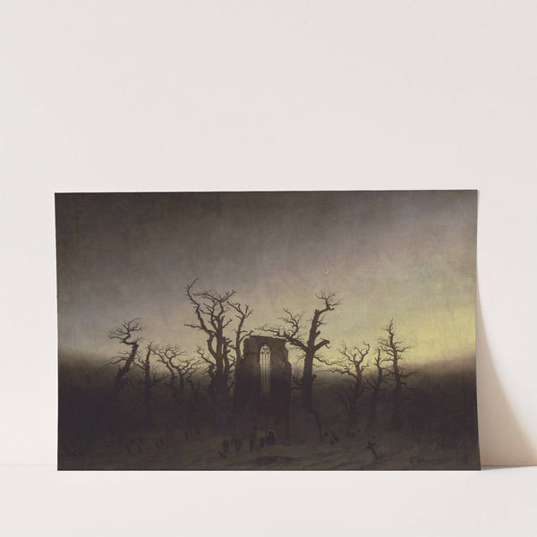 The Abbey in the Oakwood by Caspar David Friedrich
