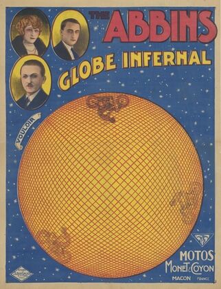 The Abbins. Globe infernal. Motos Monet & Coyon (1930)