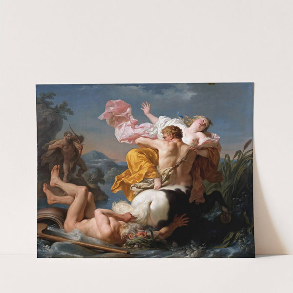 The Abduction Of Deianeira By The Centaur Nessus (1755) by Louis-Jean-François Lagrenée