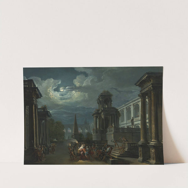 The Abduction Of Helen by Giovanni Paolo Panini