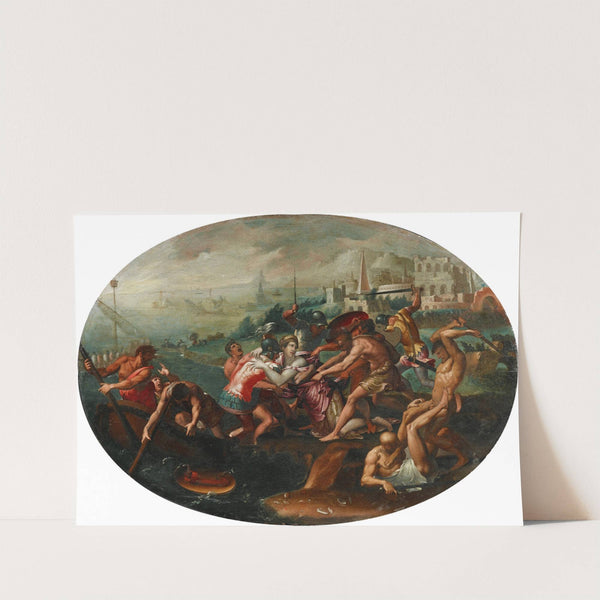 The abduction of Helen of Troy by Luca Penni