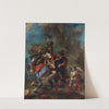 The Abduction of Rebecca (1846) by Eugène Delacroix