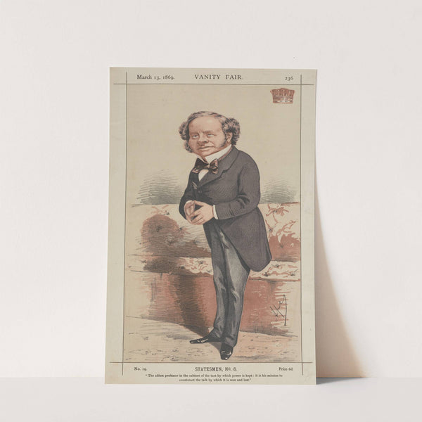 The ablest Professor in the Cabinet of the Tact by which Power is Kept…. (1869) by Carlo Pellegrini