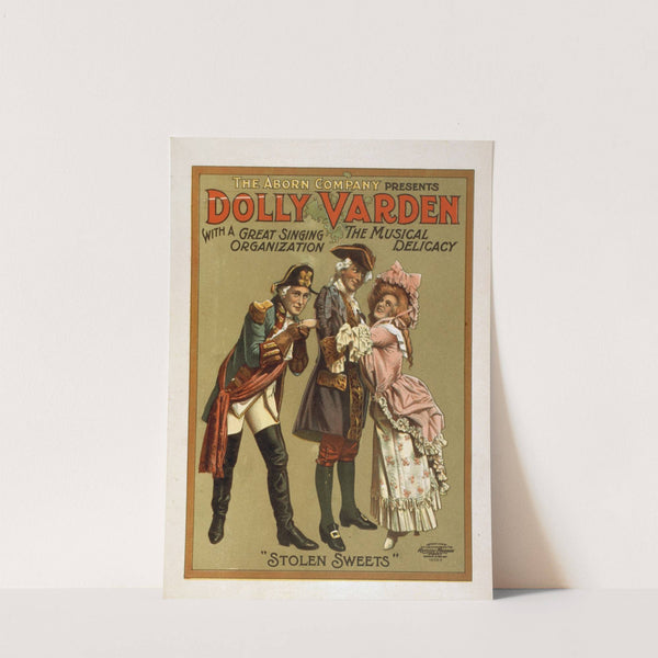 The Aborn Company presents Dolly Varden the musical delicacy with a great singing organization. (1906) by U.S. Lithograph Co.