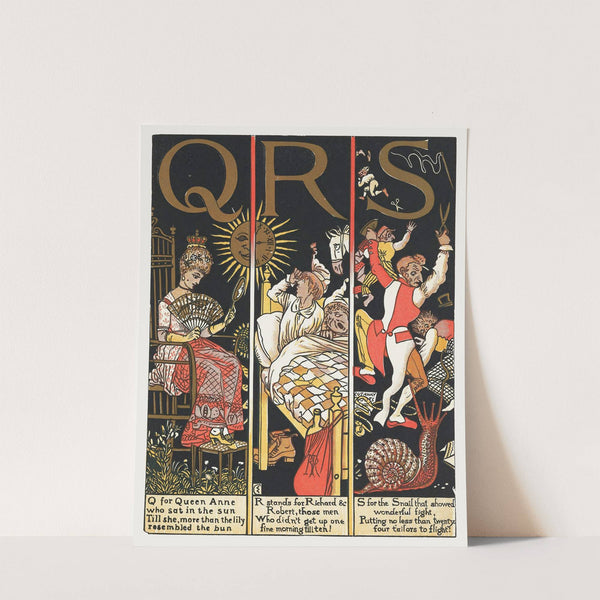 The Absurd A.B.C Pl 5 by Walter Crane