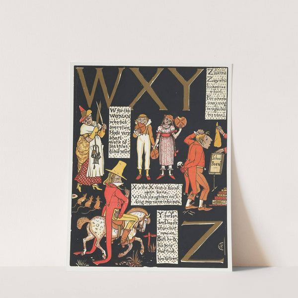 The Absurd A.B.C Pl 7 by Walter Crane