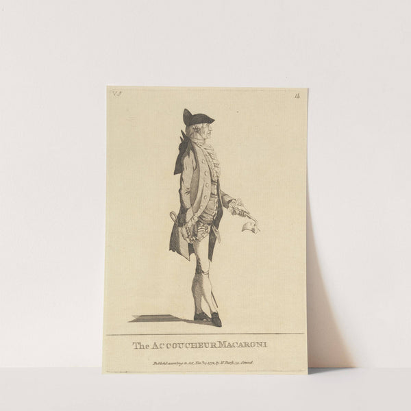 The Accoucheur Macaroni by Mary Darly