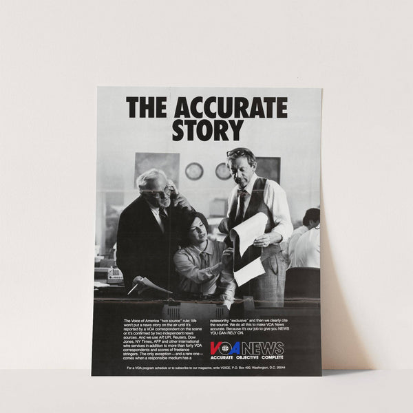 The Accurate Story. VOA News by U.S. Information Agency