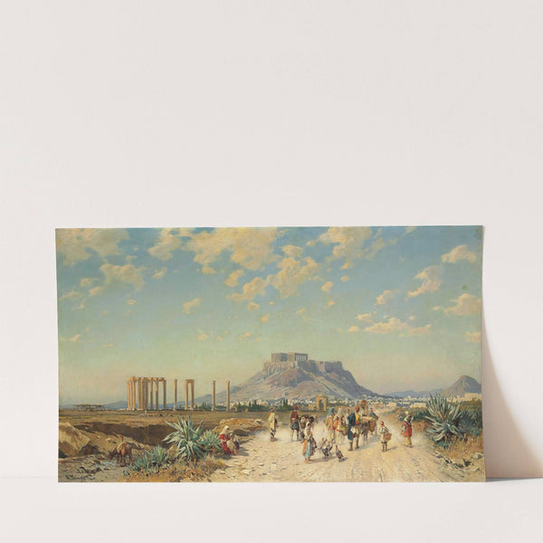 The Acropolis, Athens by Hermann David Salomon Corrodi