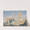 The Acropolis from the West, with the Propylaea and the Temple of Athena Nike, Athens by Thomas Hartley Cromek