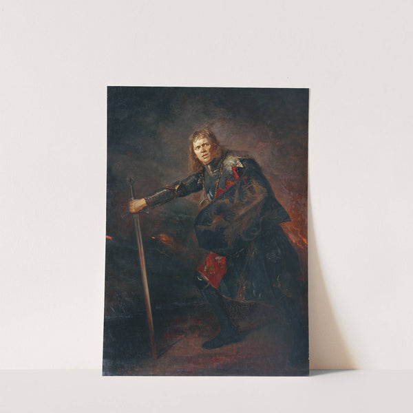 The actor Alois Wohlmuth as Richard III. by Fritz von Uhde