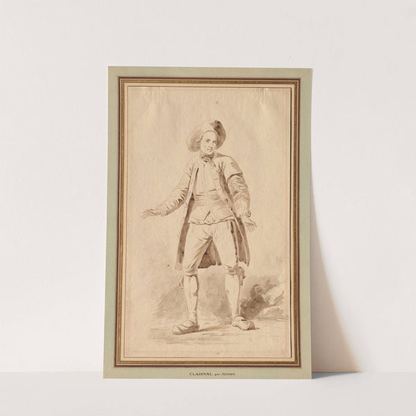 The Actor Clairval (18th century) by Étienne Aubry