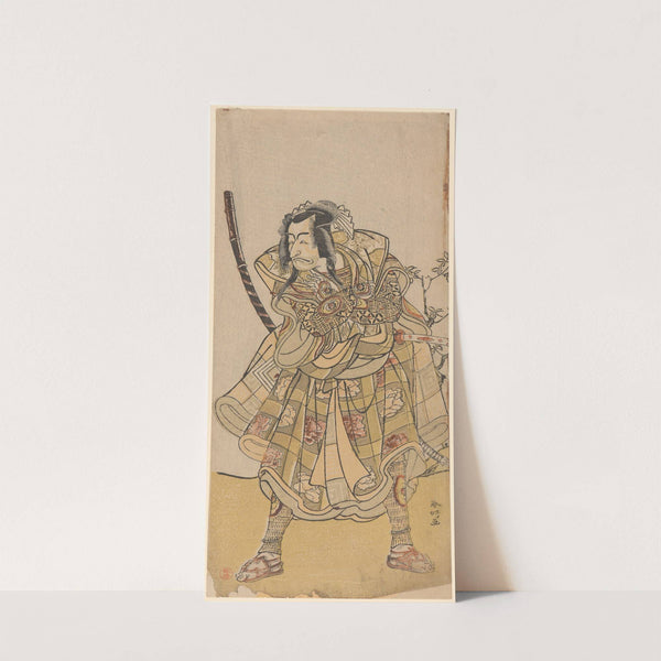 The Actor Ichikawa Danjuro as Samurai by Katsukawa Shunchō