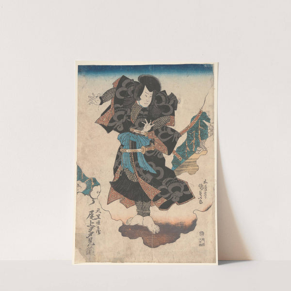 The Actor Onoe Tamizo in the Role of Tenjuku Tokubei by Utagawa Kunisada (Toyokuni III)