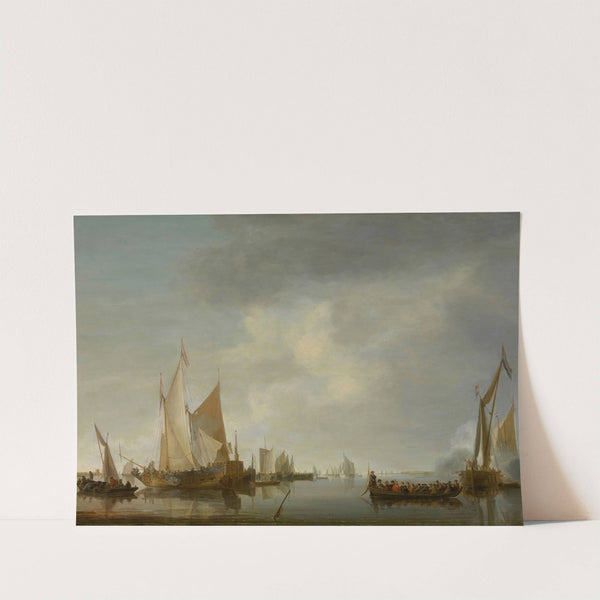 The Admiral by Jan van de Cappelle