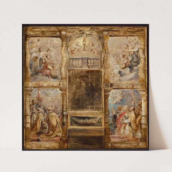 The Adoration of the Eucharist by Follower of Peter Paul Rubens