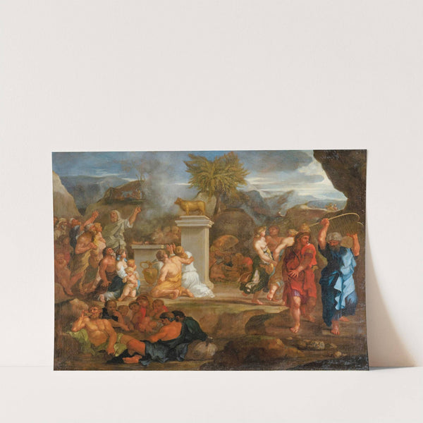 The Adoration Of The Golden Calf by Sébastien Bourdon