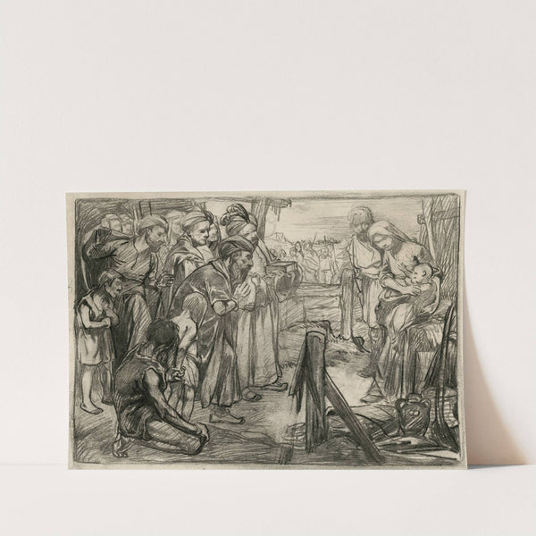 The adoration of the kings by Johannes Josephus Aarts