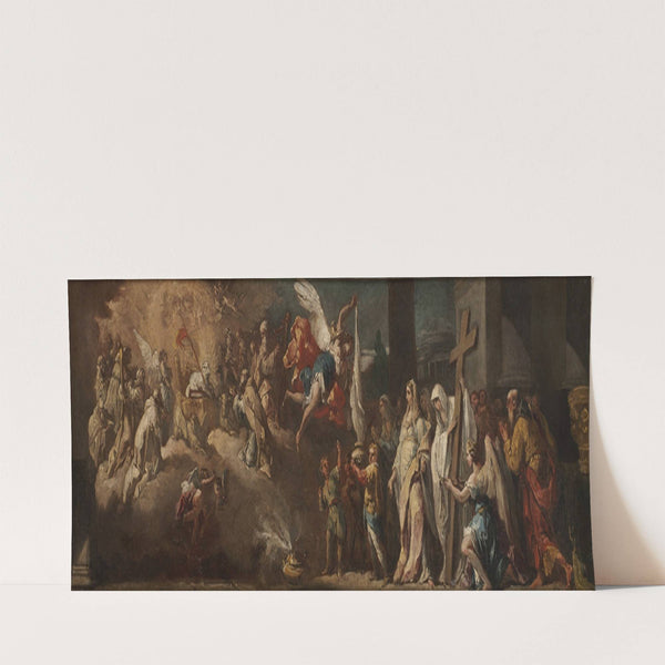 The Adoration of the Lamb. Study by Gaspare Diziani