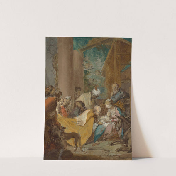 The Adoration of the Magi by Nicolas Vleughels