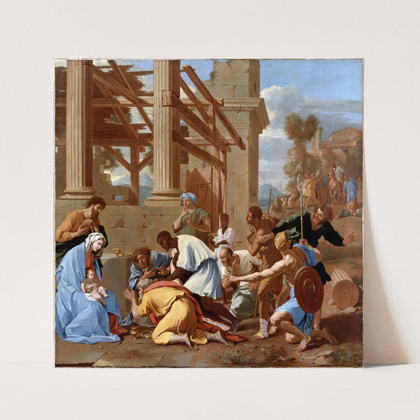 The Adoration Of The Magi by Nicolas Poussin