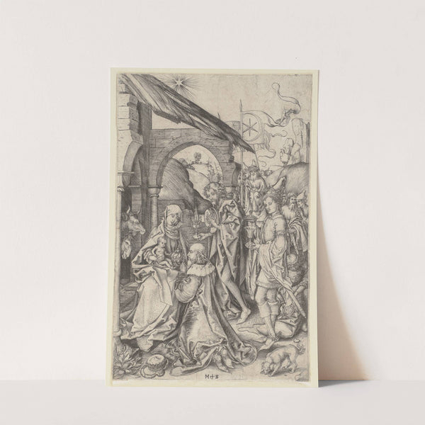 The Adoration of the Magi by Martin Schongauer
