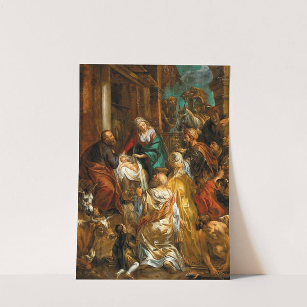 The Adoration of the Magi by Jacob Jordaens