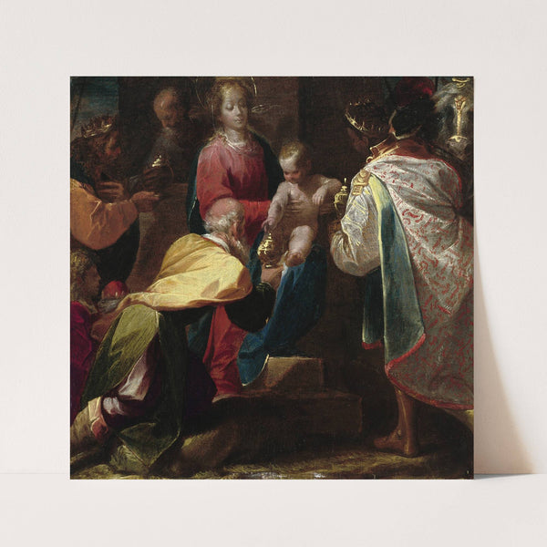 The Adoration of the Magi by Circle of Morazzone (Pier Francesco Mazzucchelli)