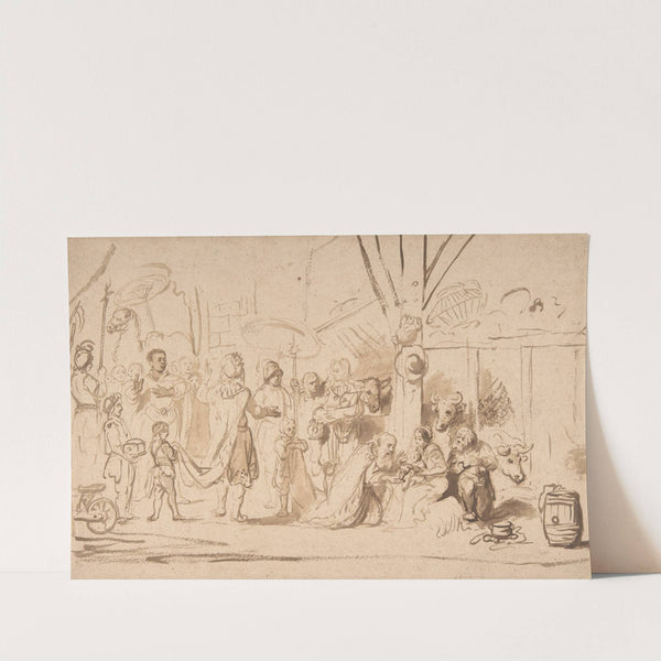 The Adoration of the Magi (17th century) by Nicolaes Maes