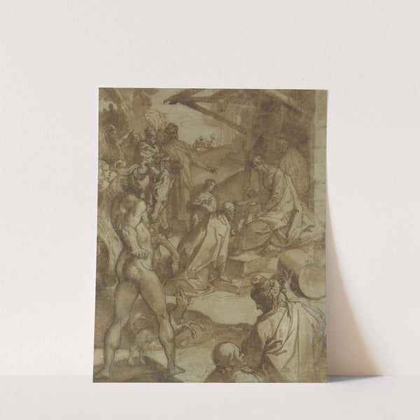 The Adoration of the Magi by Raffaellino da Reggio