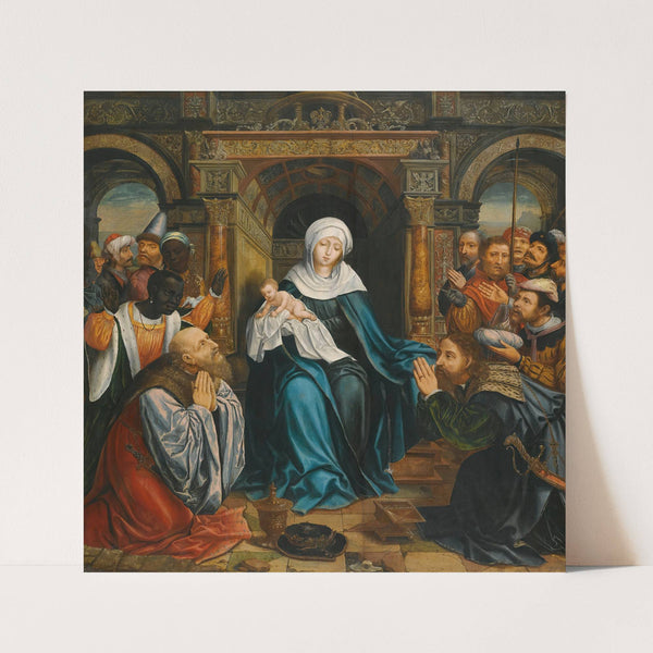 The Adoration Of The Magi by Antwerp Follower of Quentin Massys