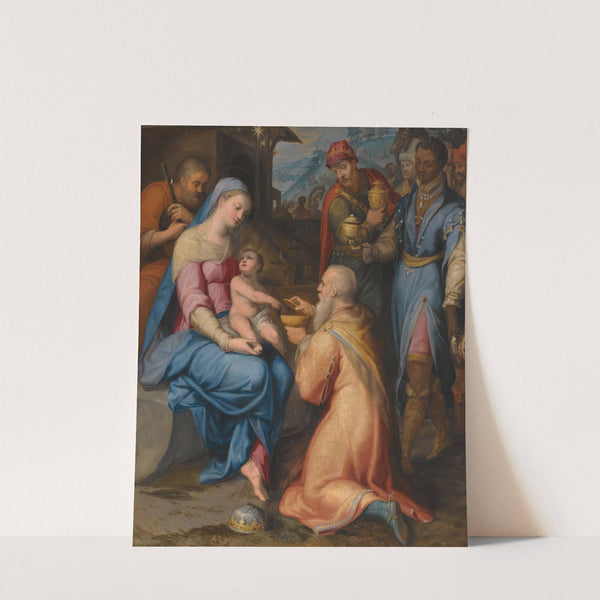 The Adoration Of The Magi by Lorenzo Sabatini