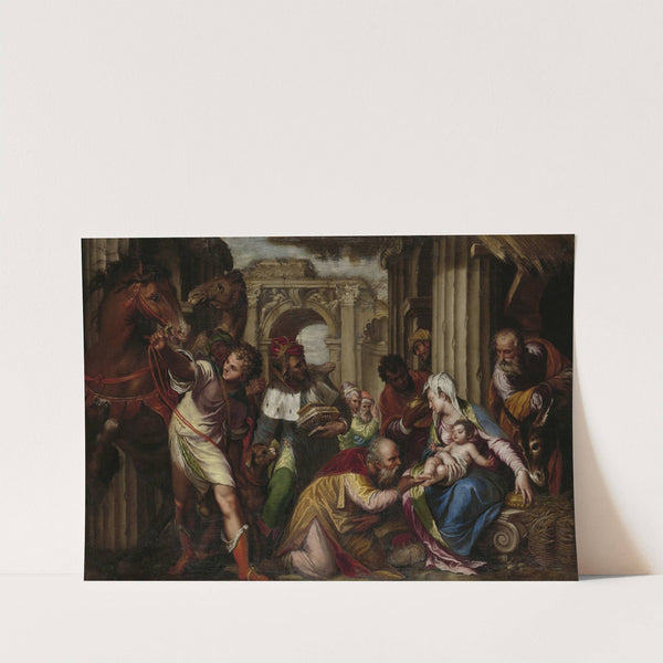 The Adoration of the Magi by Paolo Farinati