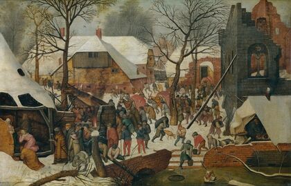 The Adoration of the Magi in the Snow