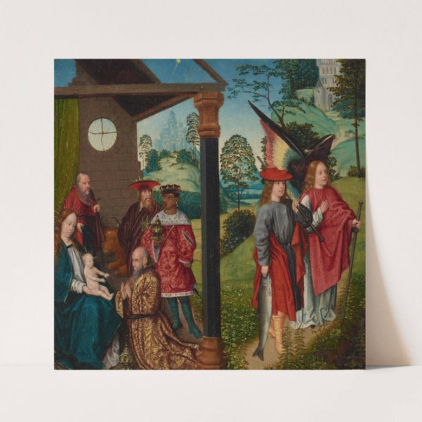 The Adoration of the Magi with Tobias and the Angel by Jan Provoost