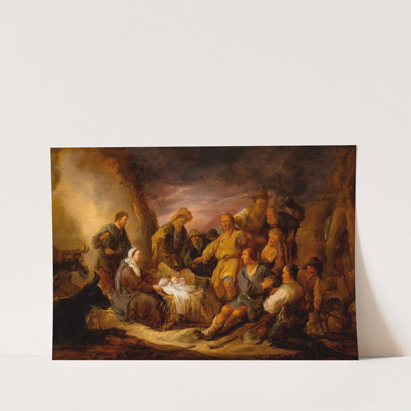 The adoration of the shepherds by Benjamin Gerritsz. Cuyp