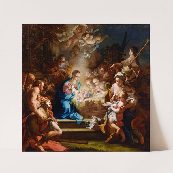 The Adoration of the Shepherds (1720) by Sebastiano Conca