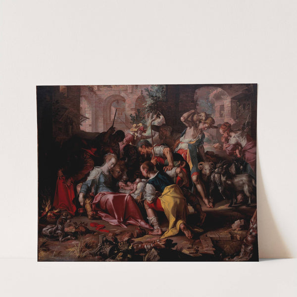 The Adoration Of The Shepherds by Joachim Wtewael